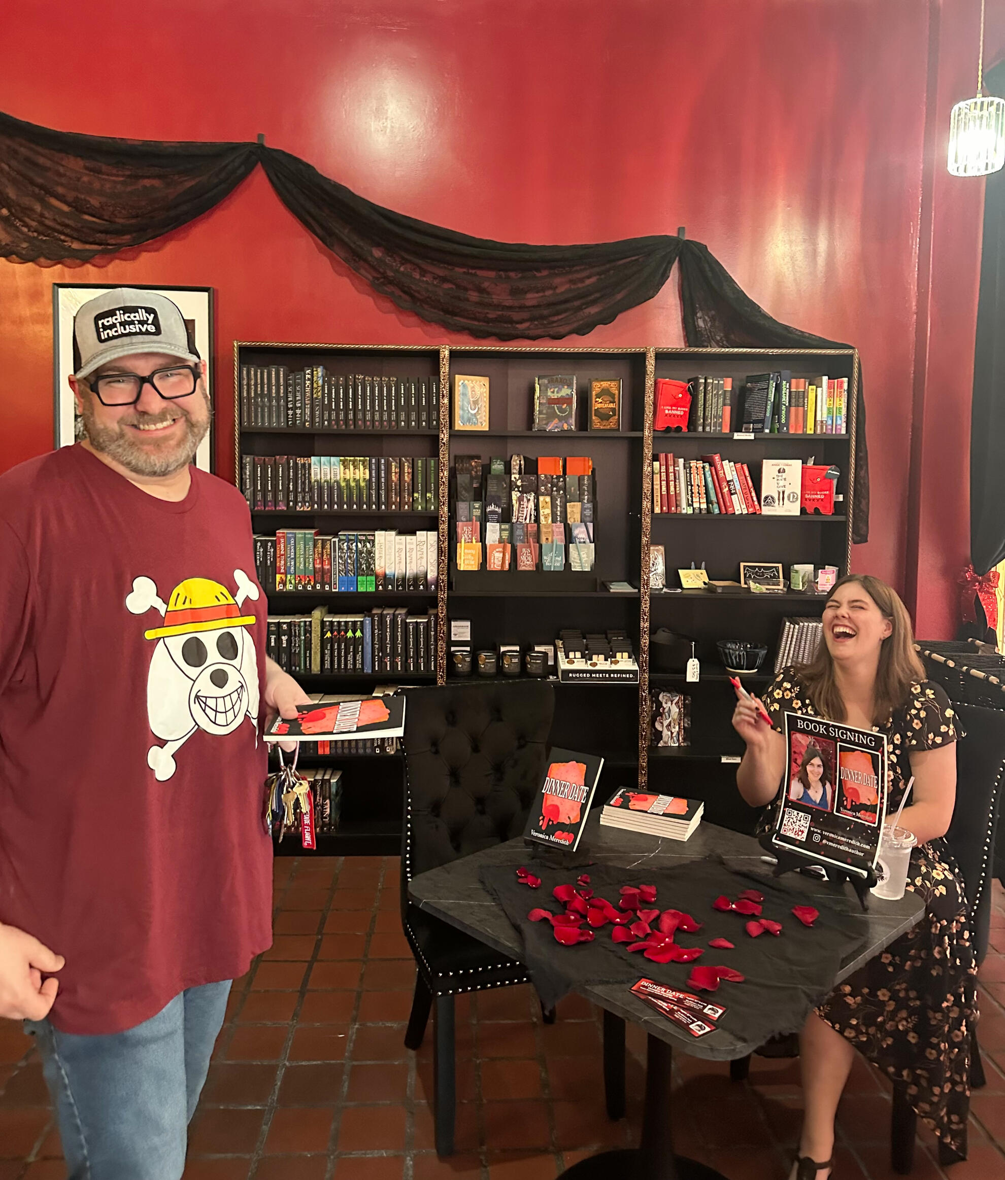 Dinner Date Veronica Meredith Waco Horror Author Book Signing Dinner Date Veronica Meredith Waco Horror Author Book Signing August 22nd 2-4 PM The Raven's Nook 719 Washington Ave Waco, TX 76701